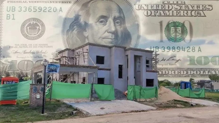 Cuál es el costo de construcción en dólares por m² y cuánto bajó desde el cambio de gobierno