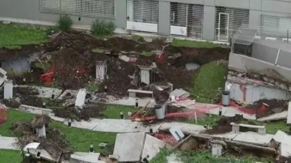 Derrumbe en Parque Patricios: la obra de Constructora Sudamericana bajo investigación